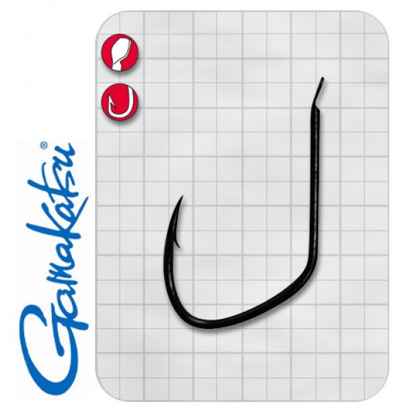 Gamakatsu Hooks LS-2210R (Red) (Fishing Hooks) - www.eribolov.rs